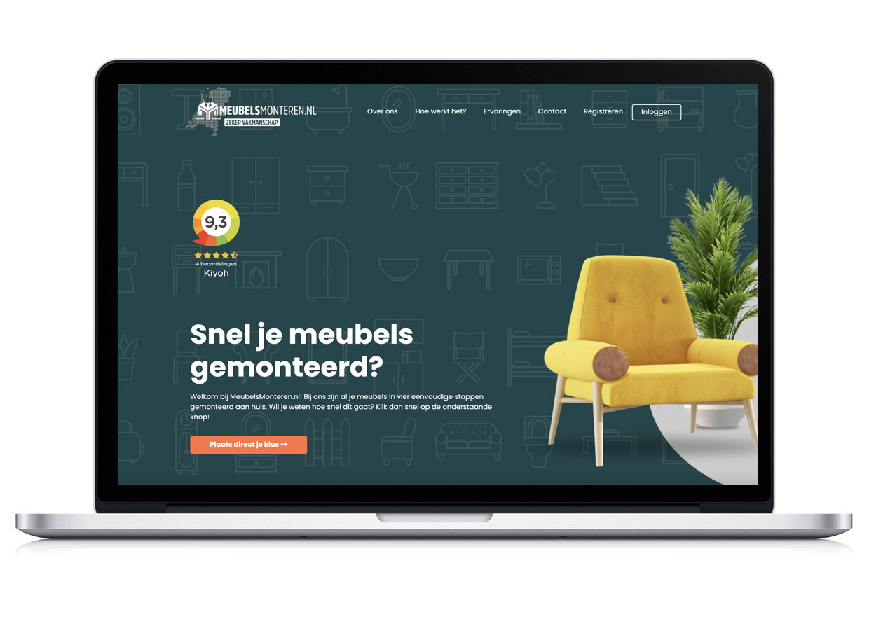 MeubelsMonteren.nl website